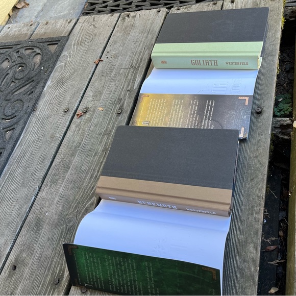 First Edition Hardcover Books Accents The Leviathan Trilogy